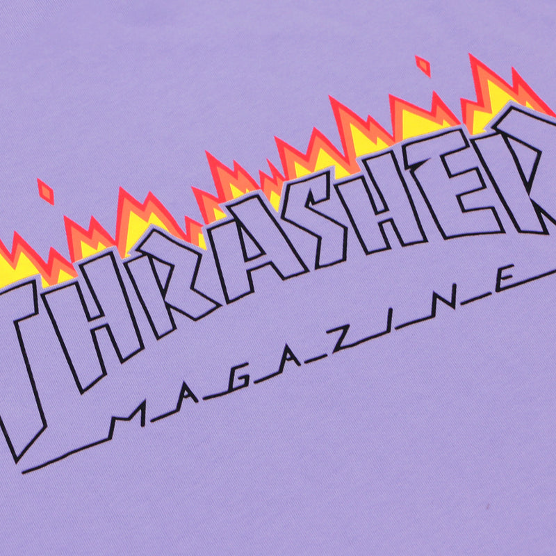 TRIANGLE FLAME TEE (lavender)