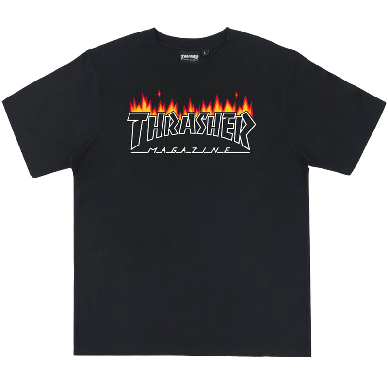 TRIANGLE FLAME TEE (Black)