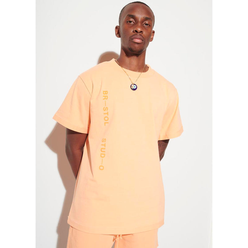 Vertical Team Tee (Peach)