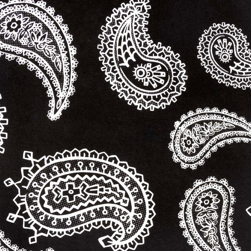 Vides Paisley Tee (Black)