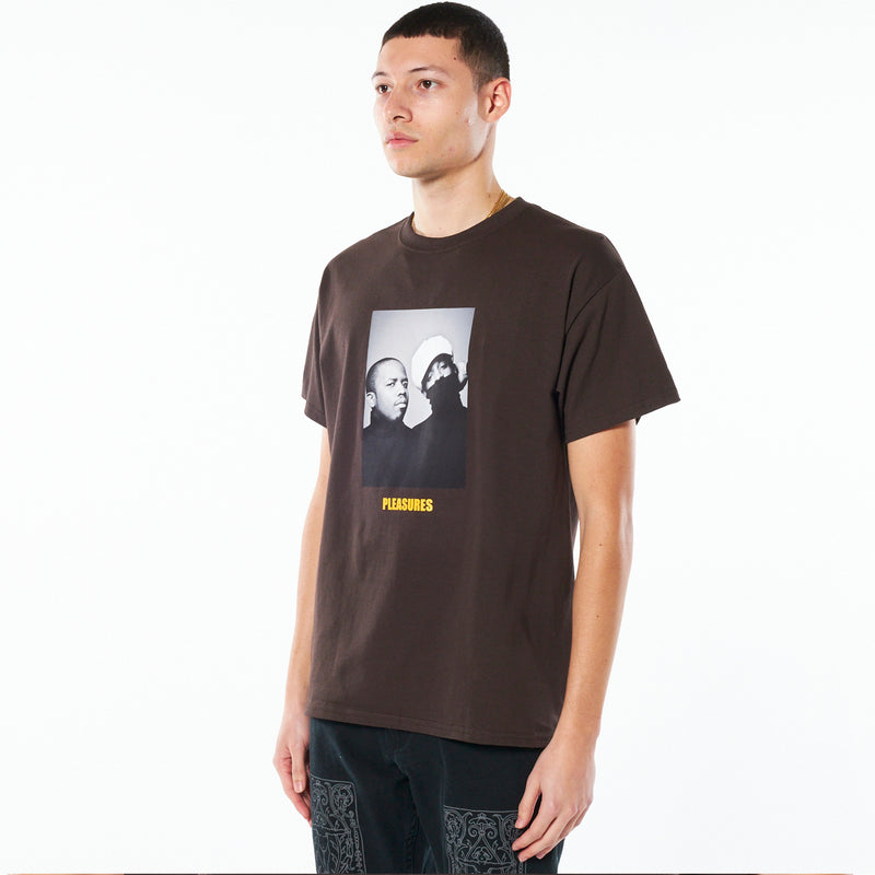 PLEASURES X OUTKAST Vocabulary Tee (Brown)