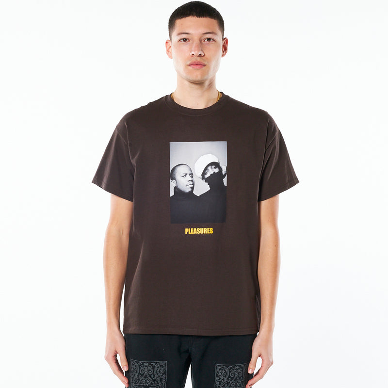 PLEASURES X OUTKAST Vocabulary Tee (Brown)