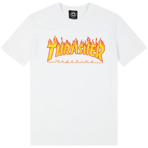 Flame Logo Tee (White)