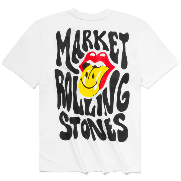 SMILEY® ROLLING STONES TEE (White)