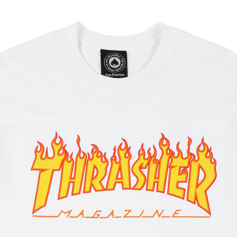 Flame Logo Tee (White)