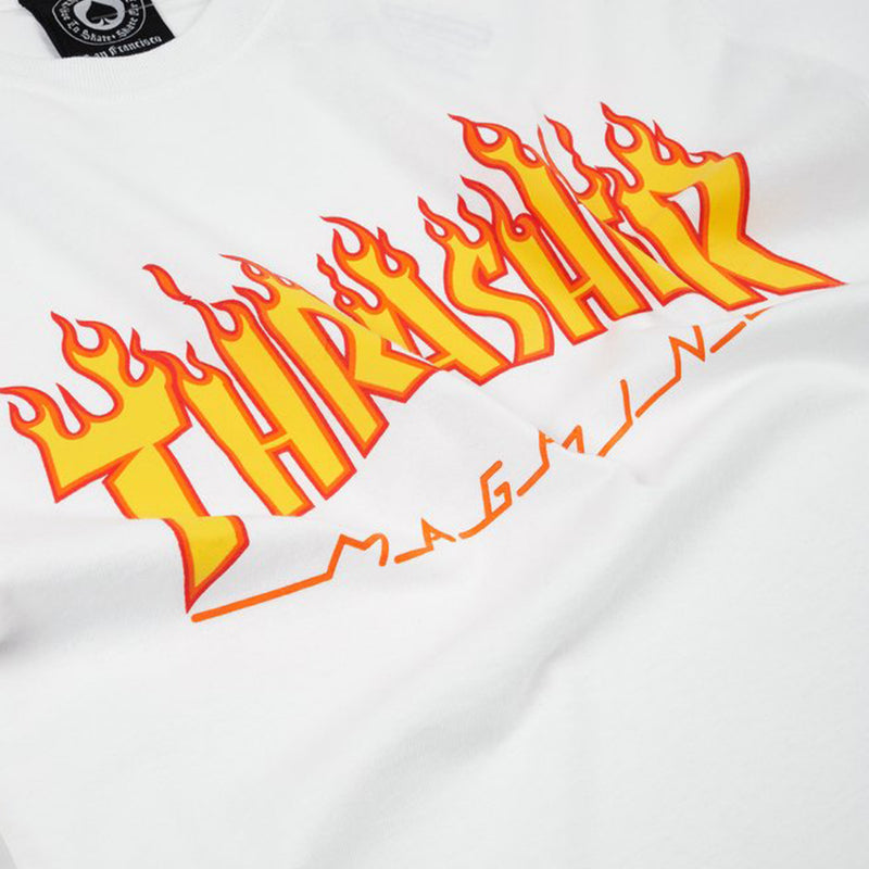 Flame Logo Tee (White)