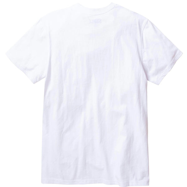 Tonal Pigeon Embroidered Tee (White)