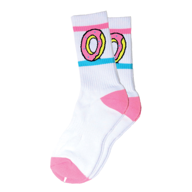 Odd Future Donut Crew Socks (White)