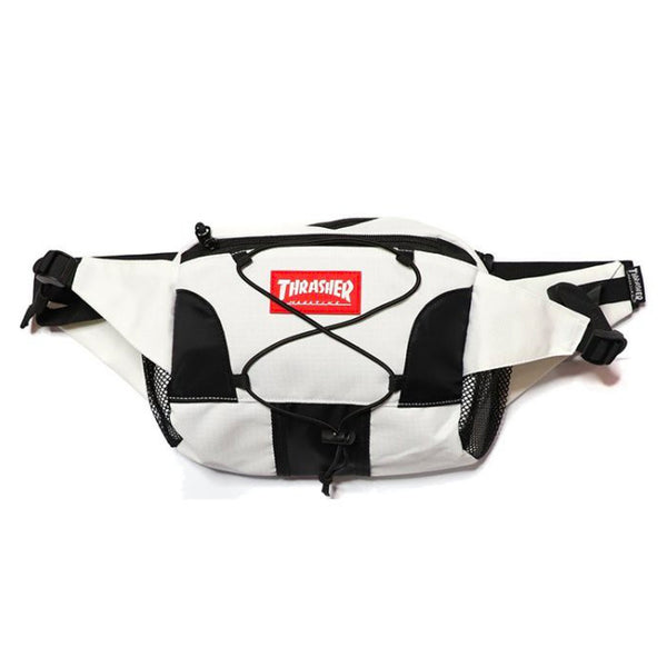 Thrasher Hometown Ripstop Waist Bag (White)