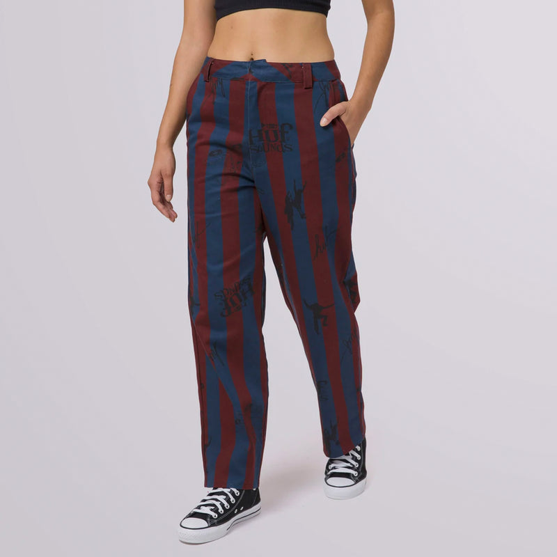 Womens Printed Skate Pant (Plum)