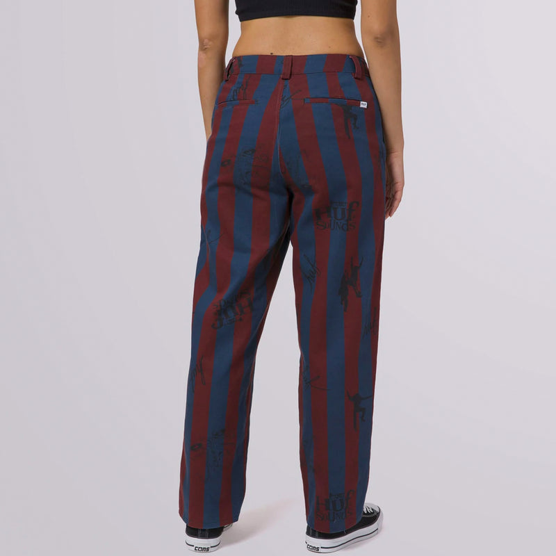 Womens Printed Skate Pant (Plum)