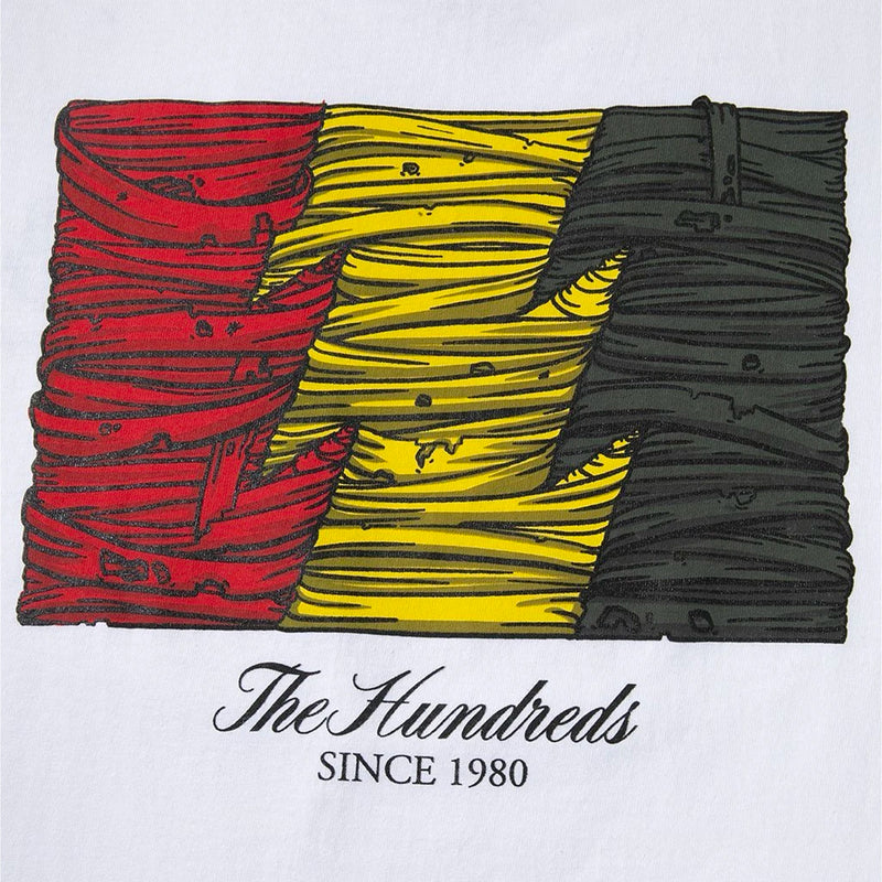 The Hundreds x Blue Wrapped Flag Tee (White)