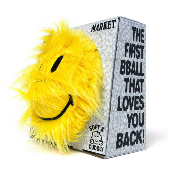 SMILEY SHAGGY PLUSH BASKETBALL