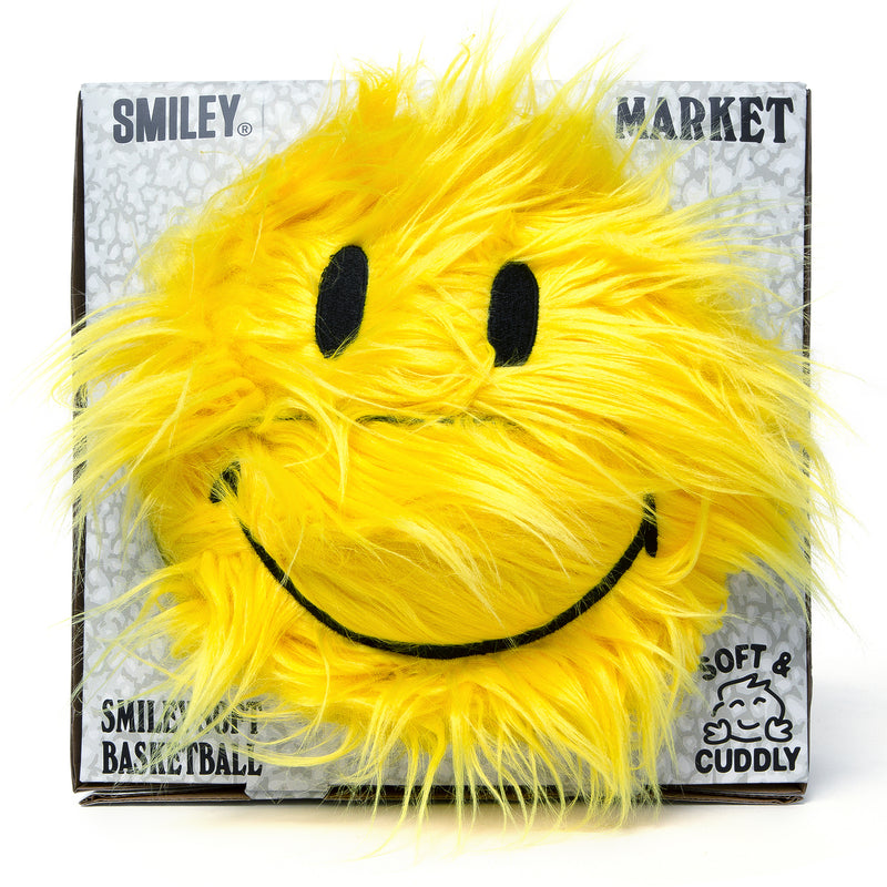 SMILEY SHAGGY PLUSH BASKETBALL