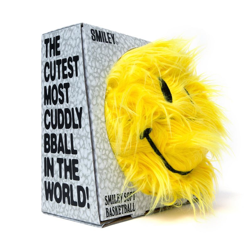 SMILEY SHAGGY PLUSH BASKETBALL