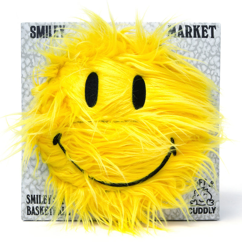 SMILEY SHAGGY PLUSH BASKETBALL